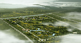 華亭別墅鳥瞰圖圖片