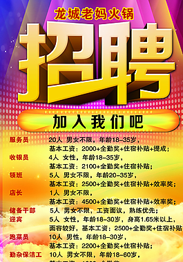 招聘海報(bào)圖片