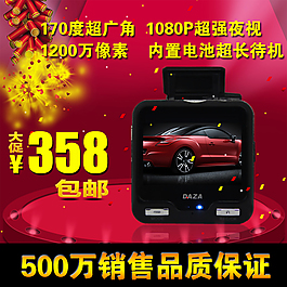 行車記錄儀 紅色款主圖