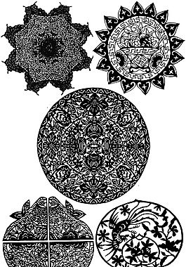 矢量中國傳統(tǒng)紋樣素材設(shè)計免費(fèi)下載