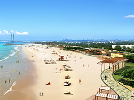 海灘休閑景觀設(shè)計圖片