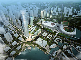 金融大廈建筑景觀圖片