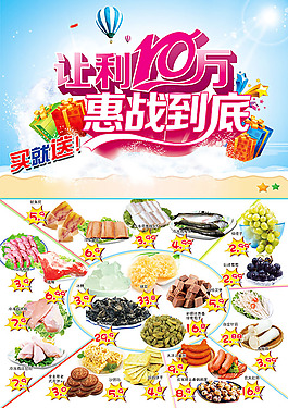超市讓利促銷