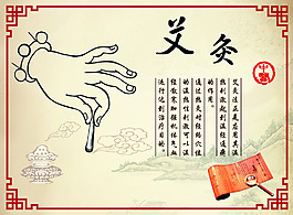 艾灸中医海报