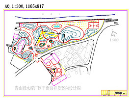 放樣圖CAD景觀圖紙