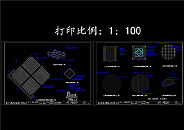 施工設(shè)計(jì)CAD景觀圖紙