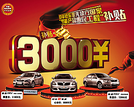 汽車(chē)促銷(xiāo)補(bǔ)貼