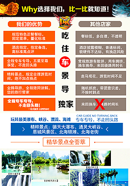 為什么選擇我們 廣西旅游獨(dú)家特色psd