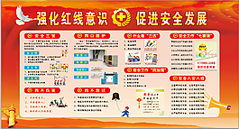 強化紅線意識展板