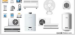 家用电器矢量素材