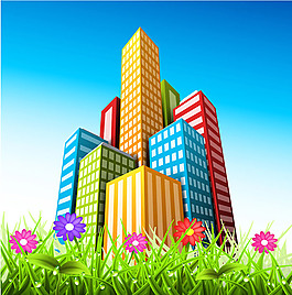 城市建筑矢量
