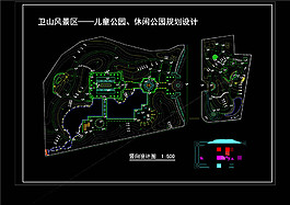 公園豎向設(shè)計(jì)CAD景觀圖紙