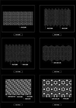 鋪裝建筑設(shè)計(jì)CAD景觀圖紙