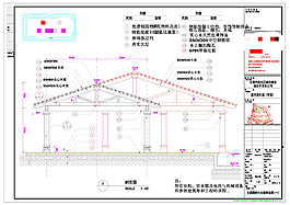 园亭建筑设计CAD景观图纸