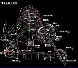 中心區CAD景觀圖紙