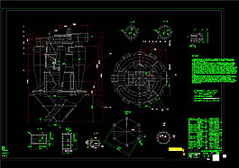 选粉机CAD机械图纸