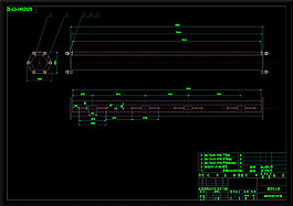 撑管cad机械工业图纸