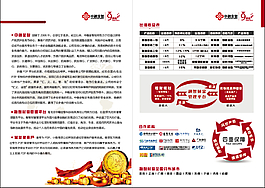 理財(cái)折頁