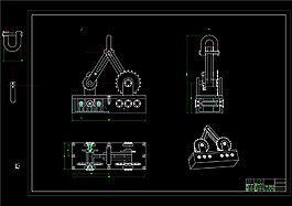 永磁吸盘CAD机械图纸