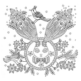 秘密花園部分線稿