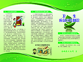 應急三折頁