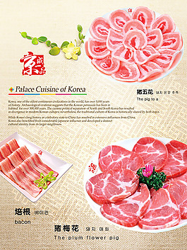 自助烤肉店菜單
