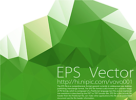 綠色多邊形拼接底紋圖片