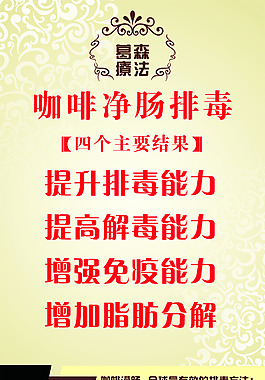 葛森療法海報