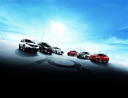 本田汽车10周年庆典海报设计