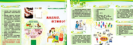 高血压宣传单图片