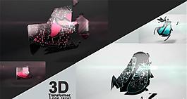3D Logo演繹動(dòng)畫AE模板