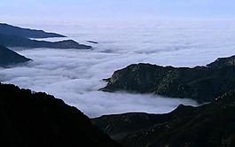 山澗云海視頻素材