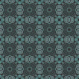 矢量無(wú)縫精致花紋