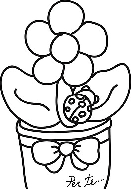 盆栽花