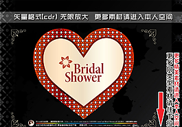 花朵装饰典雅标签图片