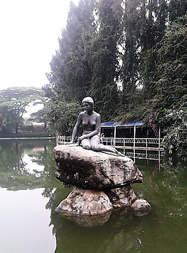 深圳世界公園人魚雕塑圖片