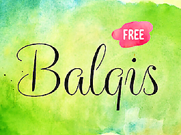 Balqis字體
