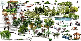 景觀 ps 素材