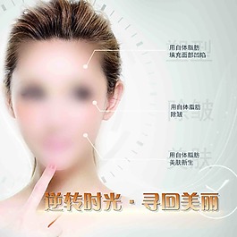 整形医院广告 挂画