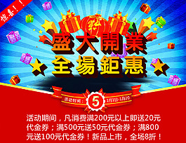 開業(yè)海報