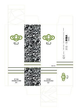 包裝設(shè)計(jì)-爽膚水展開圖