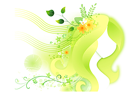 夢(mèng)幻女子頭像矢量素材