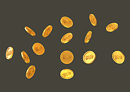 積分金幣素材