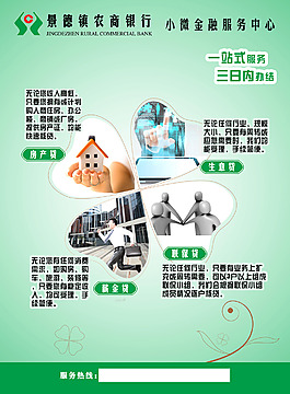 農(nóng)商銀行 貸款 海報 金融服務