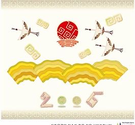 韓國春節(jié)矢量素材