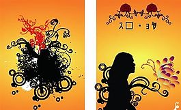 歐美風(fēng)格人物剪影 矢量EPS_165