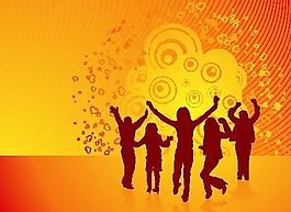 歐美風(fēng)格人物剪影 矢量EPS_160