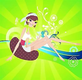 歐美風(fēng)格人物剪影 矢量EPS_102