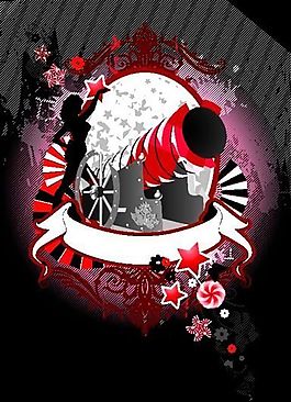 歐美風(fēng)格人物剪影 矢量EPS_017