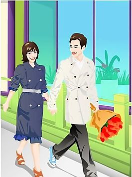 情人世界 兩人世界 矢量 AI_065